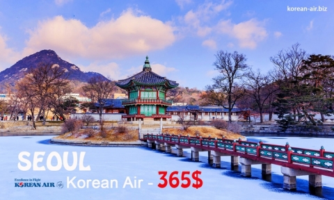 Ưu đãi vé máy bay đi Seoul từ Hà Nội tháng 11 chỉ 365$